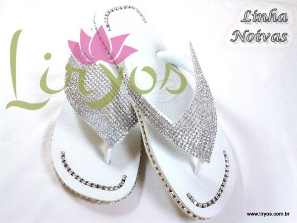 Ixia Branco c/ Strass Cód. 204