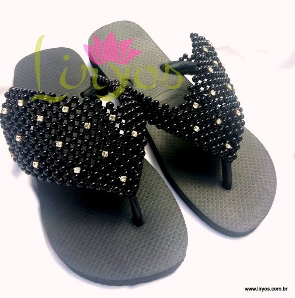 Alium Preto com strass