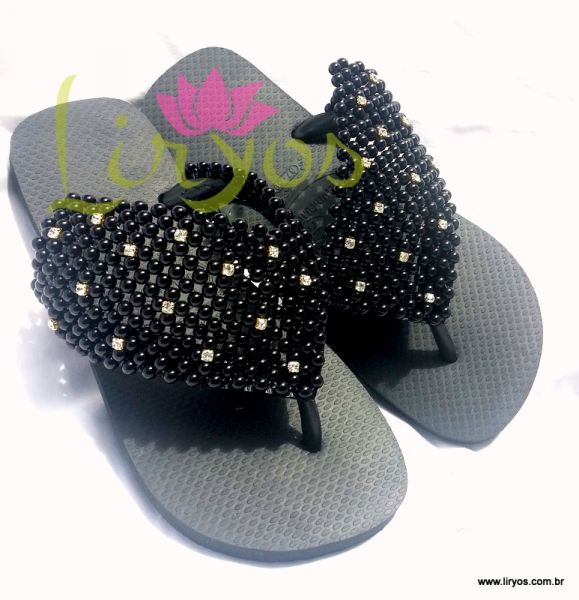 Alium Preto com strass