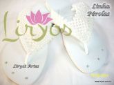 Alium Branco c/ pérolas amarelas Cód. 223