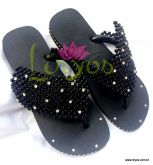 Alium Preto com strass no solado