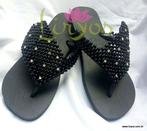 Alium Preto com strass