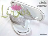 Ixia Branco c/ Strass Cód. 204