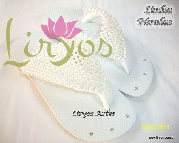 Alium Branco c/ pérolas amarelas Cód. 223