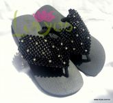 Alium Preto com strass