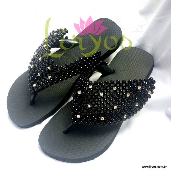 Alium Preto com strass