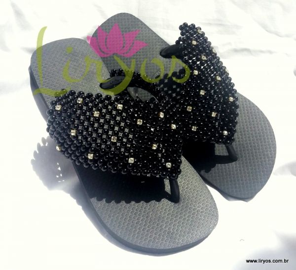 Alium Preto com strass